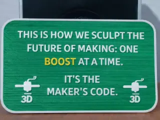 Maker's Code - Sign