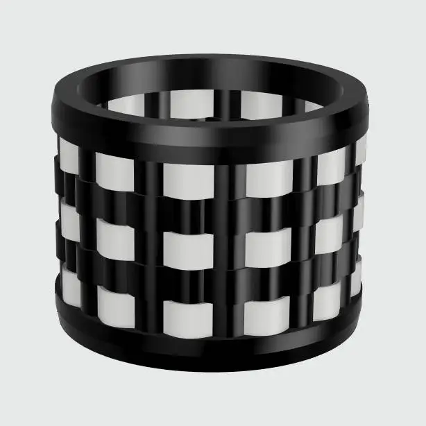 Cylindrical basket