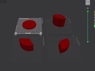 Цветочный горшок 3 отделения 