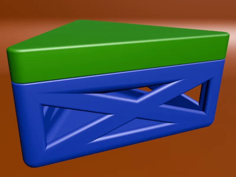 Breathable Triangle Storage Container V3D ID-103
