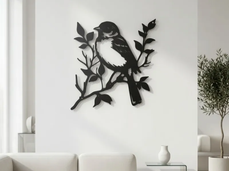 Pájaro en cuadro