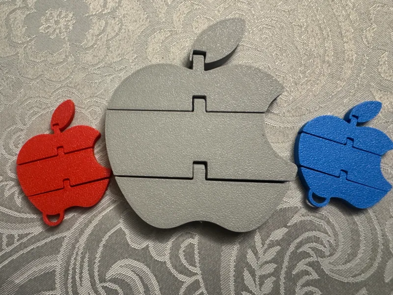 Apple Fruit Keychain Articulated one print