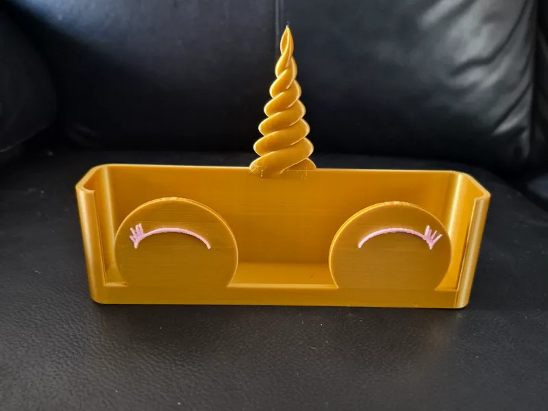 Caja para gafas de unicornio
