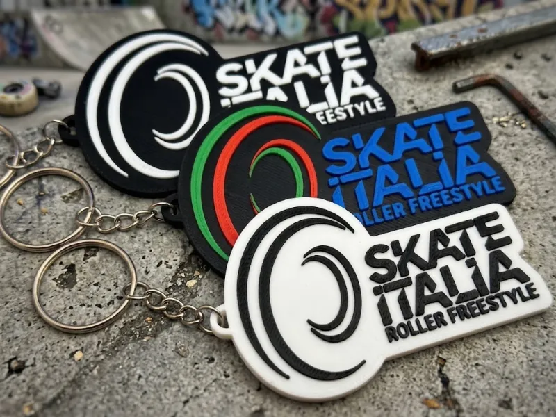 Skate Italia KeyChain 4col black