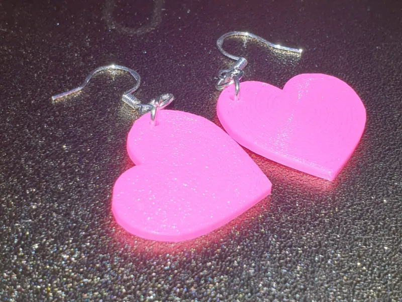 Pendientes de corazón