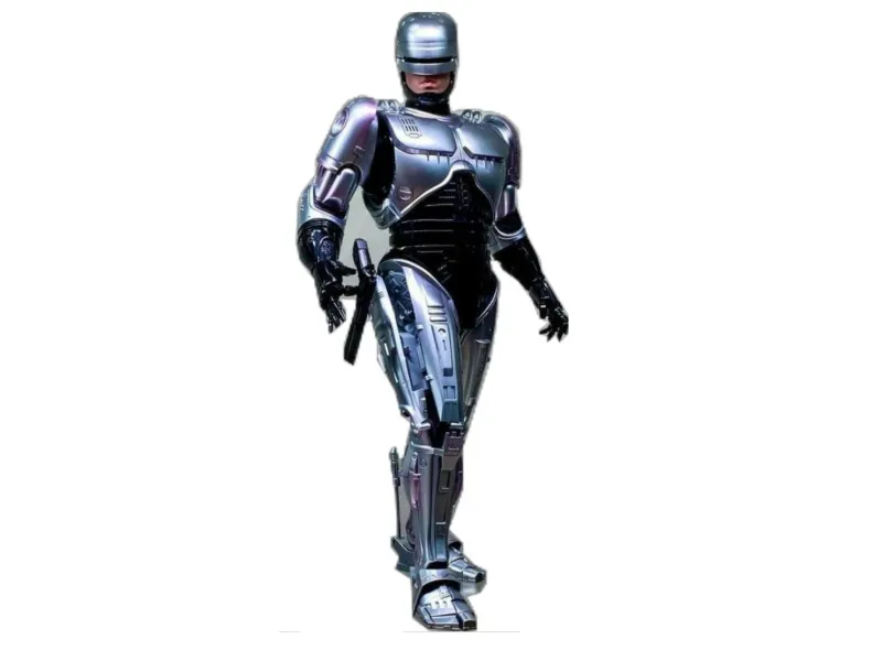 Polished Metallic RoboCop Sci-Fi