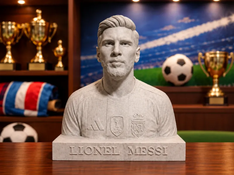 Buste de Lionel Messi – Légende du football