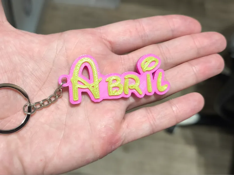 Porte-clés Abril style Disney