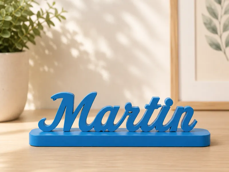Custom Name Sign–Personalized 3D Printed Name