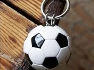 soccer keychain