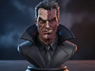 Two Face Estatua