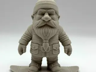 Snowboard Garden Gnome