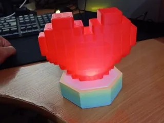Pixel Heart Light