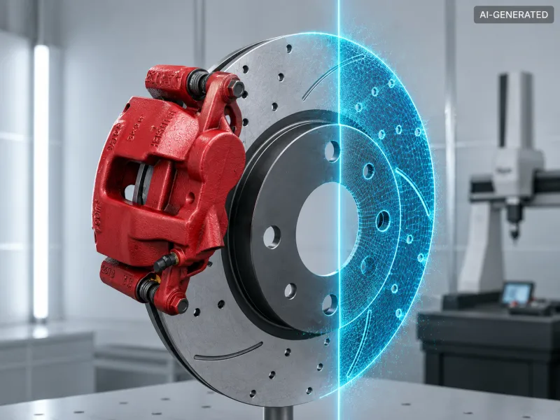 Automotive Disc Brake Assembly —— scanned by Creality Raptor