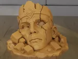 Broken King Statue 3D Print STL Model-0