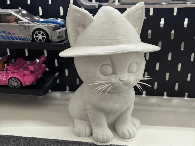 子猫のいたずら：帽子をかぶった愛らしい子猫！