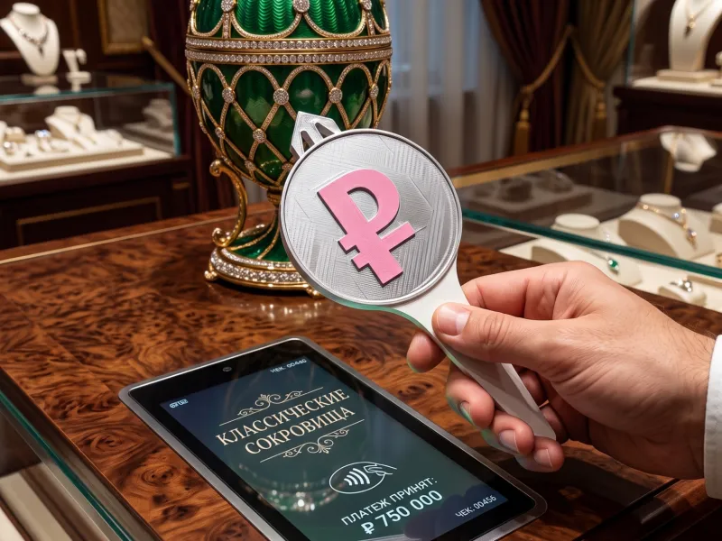 Bacchetta per Carta di Credito Rublo