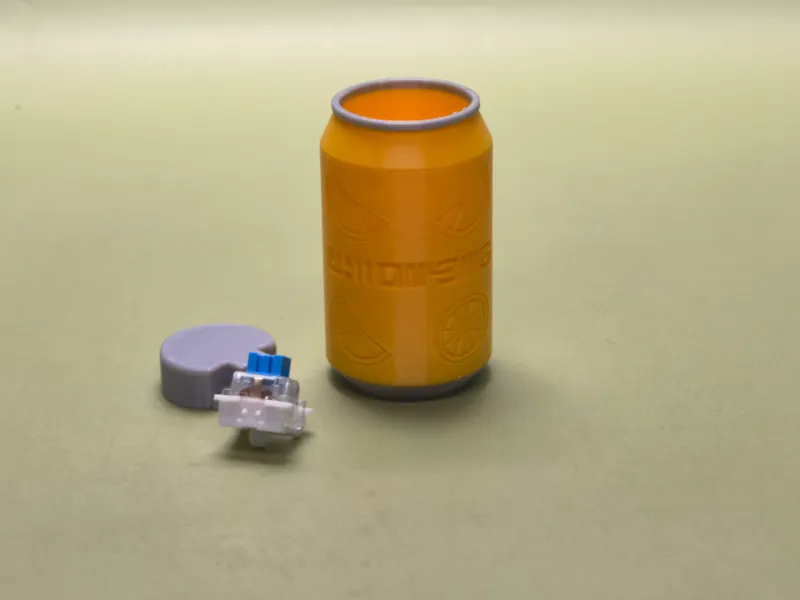 Lemon Can Keychain Clicker