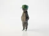Low Poly Faceless Cool Kid Figurine 3D Printable-0
