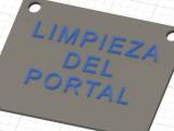 cartel limpieza del portal-0