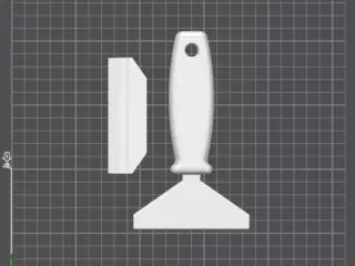 SCRAPER / WHIPER WITH CHANGEABLE BLADES