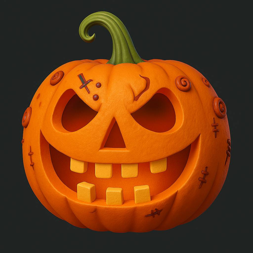 Halloween Pumpkin 1 (Tea Light Ver)