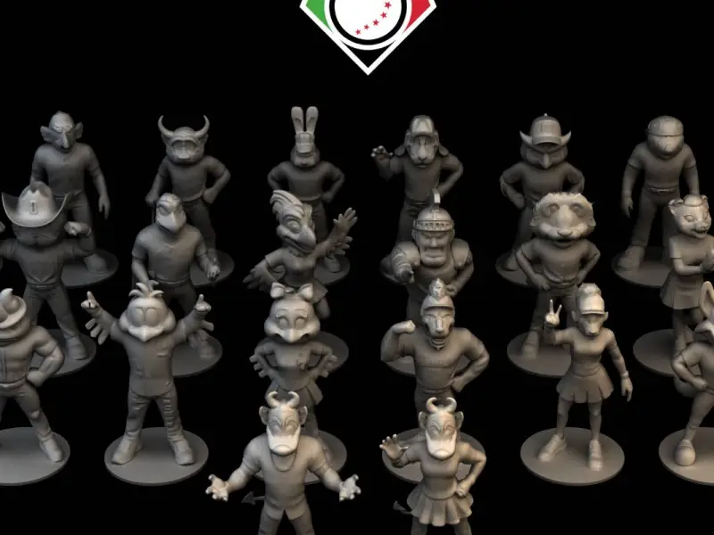 Miniaturas - LMB Mascotas de Equipos