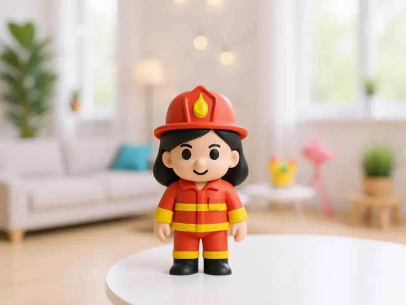 Cute Firefighter Girl