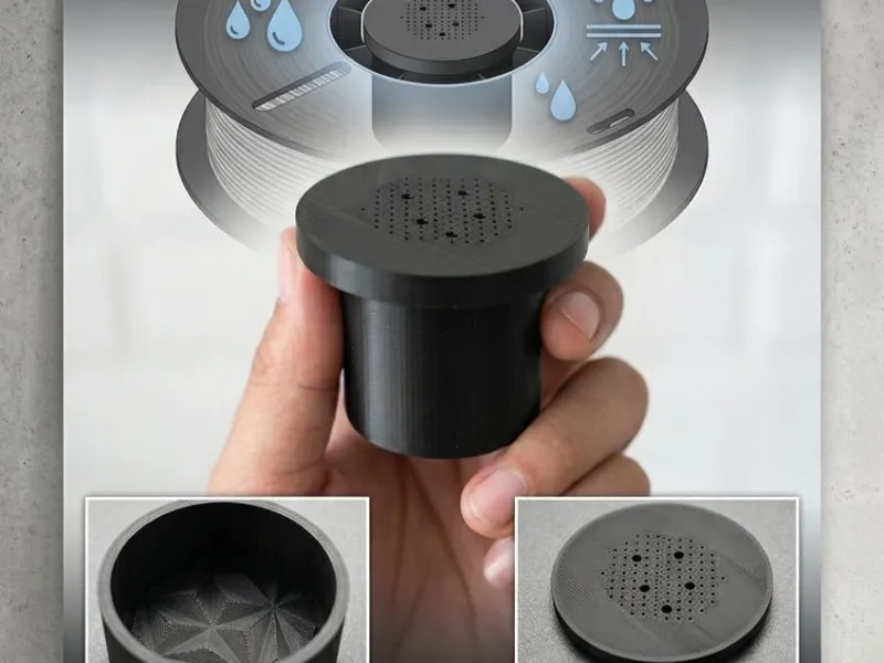 contenedor de silice para filamento