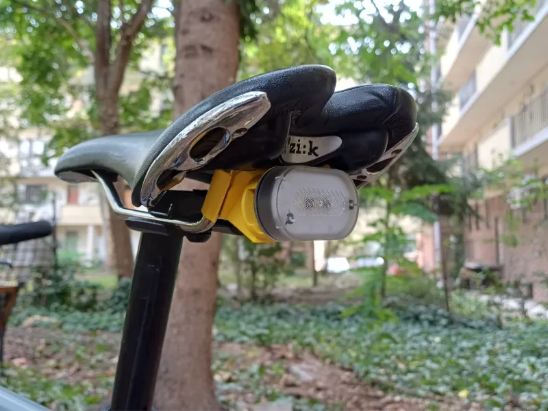 Fietssadel Lampadapter