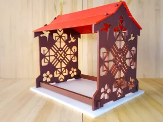 🌸 Harmony Pattern Haven Bird Feeder 🕊️
