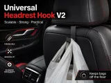 Universal Car Headrest Hook Scalable Back Seat Bag Hanger-0