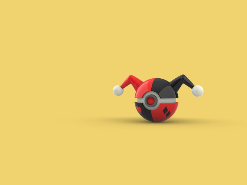 Pokeball Harley Quinn