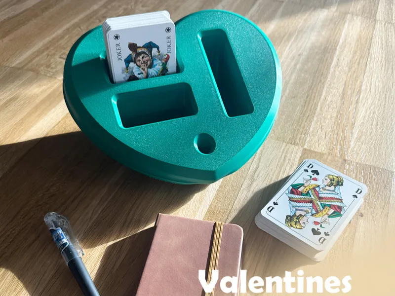 Valentinstag Spielkartenhalter