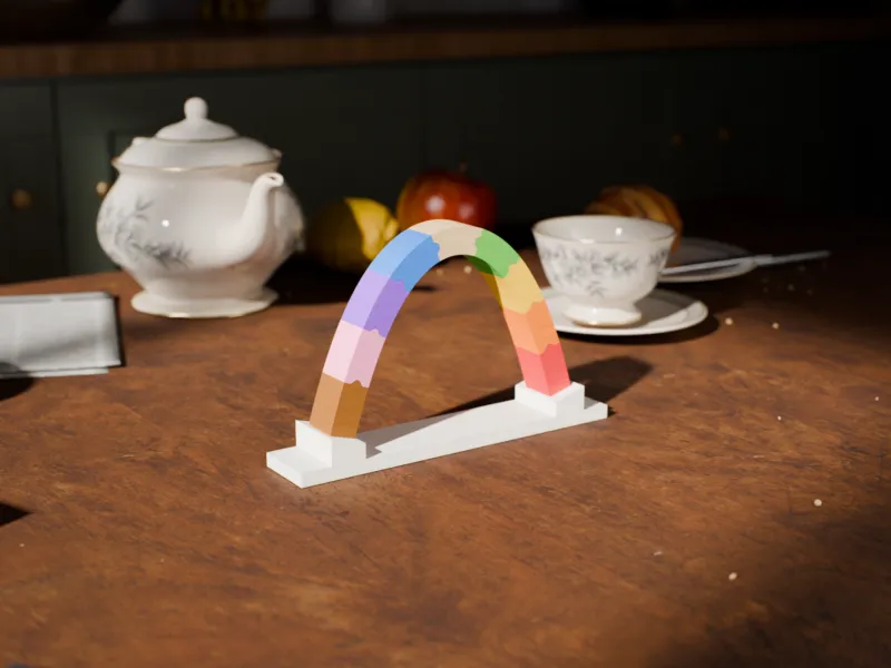 Rainbow Catenary Arch