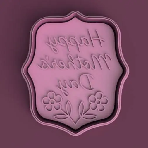 Happy mother's day cutter + stamp