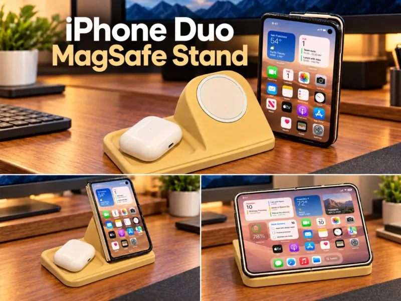 Support MagSafe duo pour iPhone 25 W