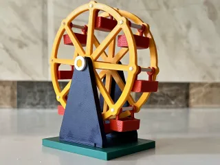 Modular Ferris Wheel - Spring-Snap Frame & Toolless Assembly
