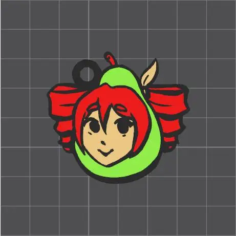 Pear Teto Keychain
