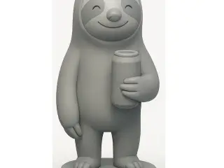 Sloth with energy dring