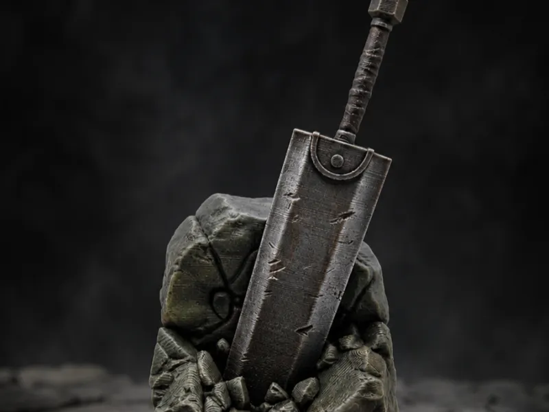 Berserk Sword - Dragon Slayer Desk Statue