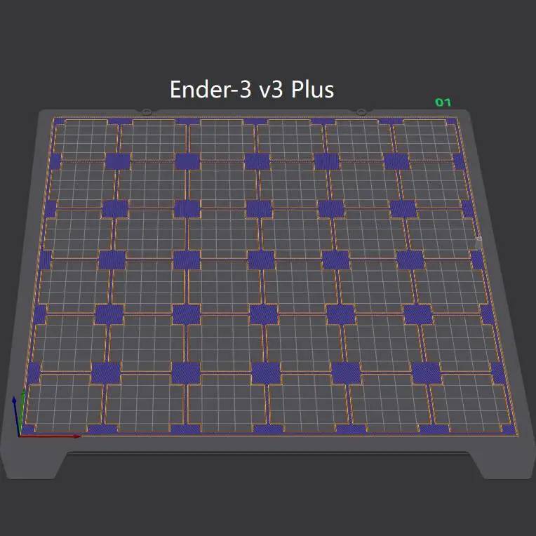 3D Printer Files | 3MF File | 调平测试 300盘 Bed Leveling Test for K1max ...