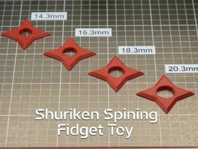 Shuriken Spinning Toy 4 SIZES + Display Stand [UPDATE]