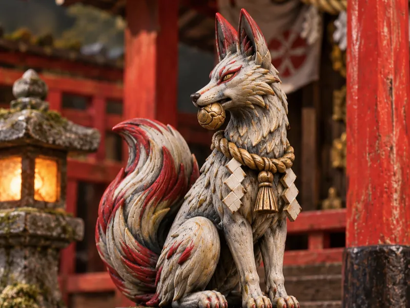 kitsune para decoração