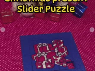 Christmas Present Slider maze 1to15 slider puzzle