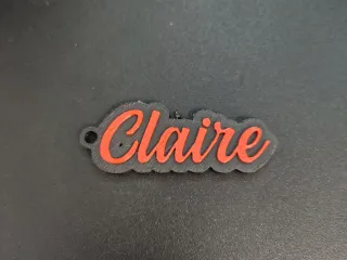 Claire keychain - llavero