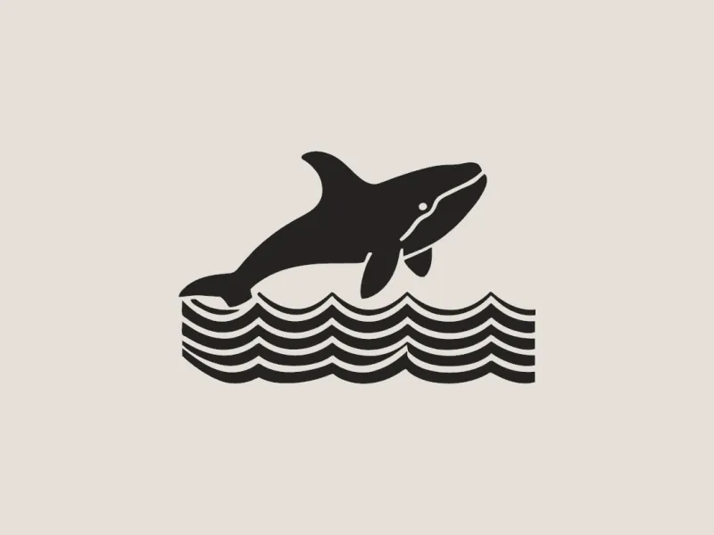 Whale Wave 3D Print Wall Art