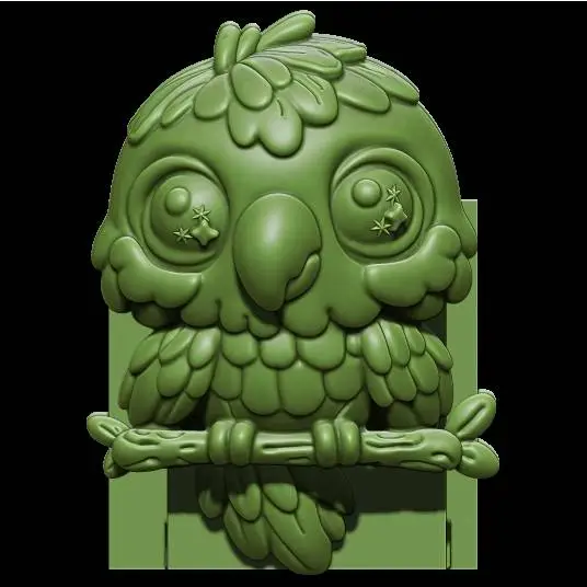 Extendable Parrot Book shelf End