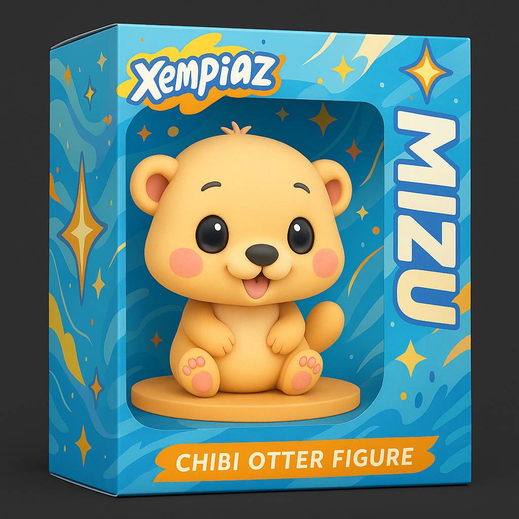 Chibi animal  - mizu cute otter front