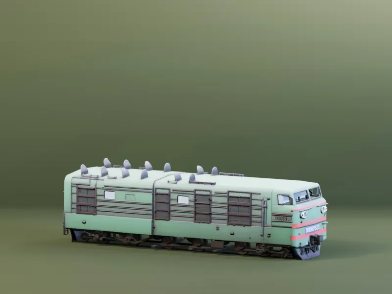 VL80K Electric Locomotive - Printable STL